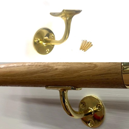Wikes handrail brackets brass - wikes,