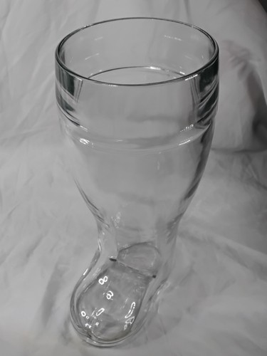 Glass beer boot novelty - beer,