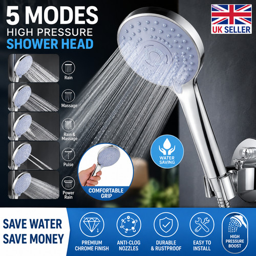 Bath high pressure shower head - pressure,