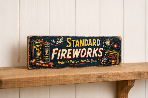 Fireworks standard sign - standard,