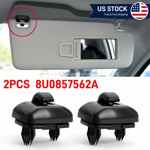 Sun visor black - 2x,