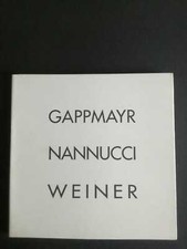 Gappmayr Nannucci Weiner, Denkraume Spazi del pensiero, Editore Museion (1992)