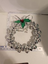 Silver Christmas Wreath 12"