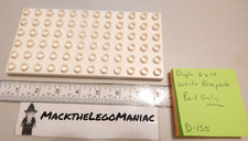 Lego Duplo White 6x12 Baseplate Part Only Base Plate Flat