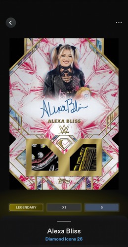 Topps wwe slam digital alexa - wwe,