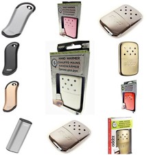 ZIPPO HAND WARMER WINTER 12 HOUR BLACK POLISHED CHROME VIRTUALLY ODOURLESSGIFT  