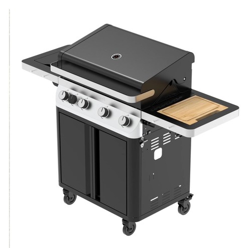 Goodhome attaia black burner - attaia, 4