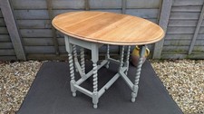 Oak gateleg, drop leaf table