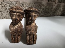 A pair of antique French cast