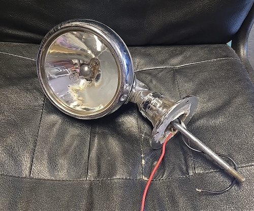 Vintage ivalite glass lens - ivalite,