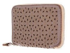 CATERINA LUCCHI Diva Zip Around Wallet Mauve Toni Beige