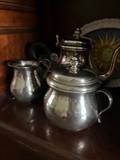 tea set silver plated Christofle