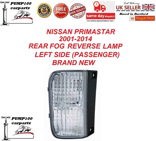 Rear lamp for nissan primastar - rear,