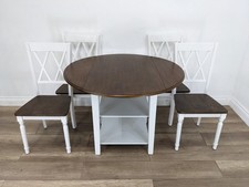 DINING SUITE 4 Chairs 1 Drop