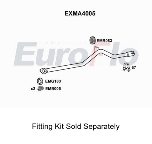 Rear muffler silencer - muffler, insert