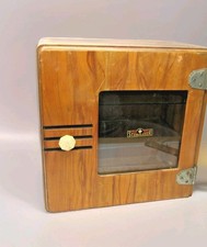 Vtg Wood Sterilizer Cabinet