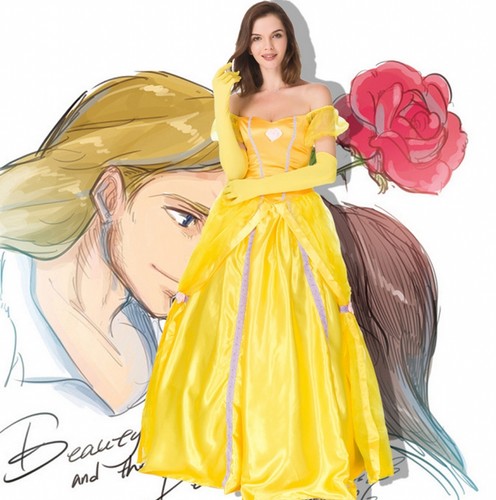 Beauty the beast belle adult - the,