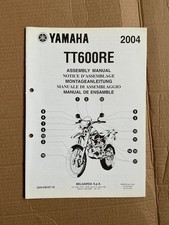 GENUINE YAMAHA WORKSHOP SET UP ASSEMBLY MANUAL TT600RE TT 600 RE 5CH 2004