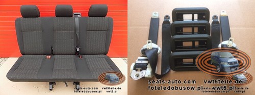 Bench rear triple seat t6 - rear,