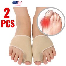 2-PCS Big Toe Bunion Corrector Splint Straightener Hallux Valgus Pain Relief