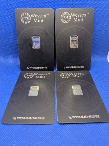 Pure silver 999 - 4x, 1g