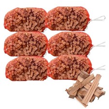 6 NETS QUALITY KINDLING  WOOD LOGS FIREWOOD STOVES   24 HRCOURIER FREE P&P