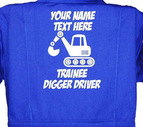 Personalised trainee digger - personalised,