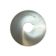80MM DIAMTER SLITTING SAW 2MM WIDE HIGH SPEED STEEL 22MM BORE WITH KEYWAY RDG