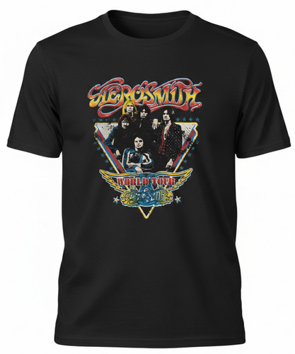Vintage aerosmith world - world, tour