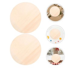  15 Pcs Blank Wooden Rounds Slice Disc Cutouts Small Circles for Crafts