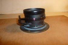 Vintage lens - lens, Darlot Paris " Shew No. 1410 on wood panel!