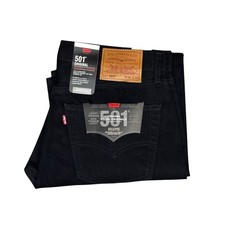 Levi's 501 Original (BLACK) Men's Regular Fit Jeans - XMAS SALE RP