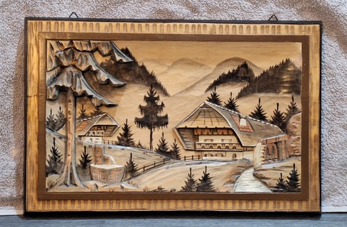 Vintage german hand carved - german,
