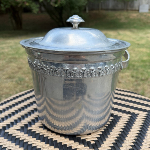 Silver colored metal ice - metal,