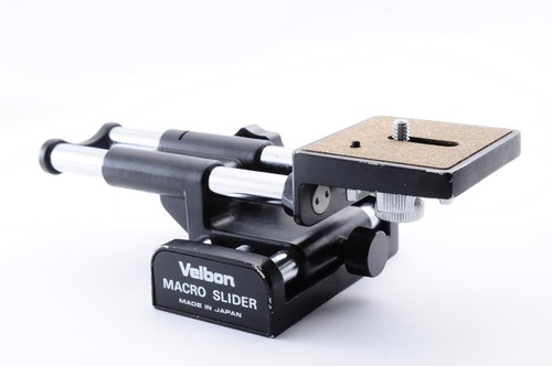 Velbon macro slider - velbon, focusing