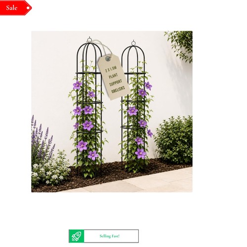 Pack metal garden obelisk - pack,