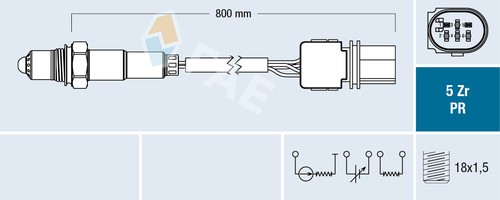 75051 fae oxygen sensor - fae,