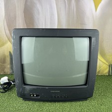 Daewoo GB14Q2T  14" Portable CRT Colour TV Cube Television Retro Gaming Tested +