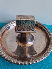 Art Deco Bryant & May Silver Plated Matchbox Holder Stand Tray Gladwin Sheffield