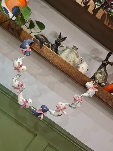 Handmade bird bunting - bunting,