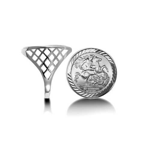 Sterling silver half - sterling,