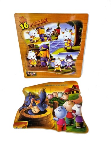 Wooden puzzle piece - 16, easy
