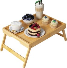 Folding wooden breakfast bed - wooden,