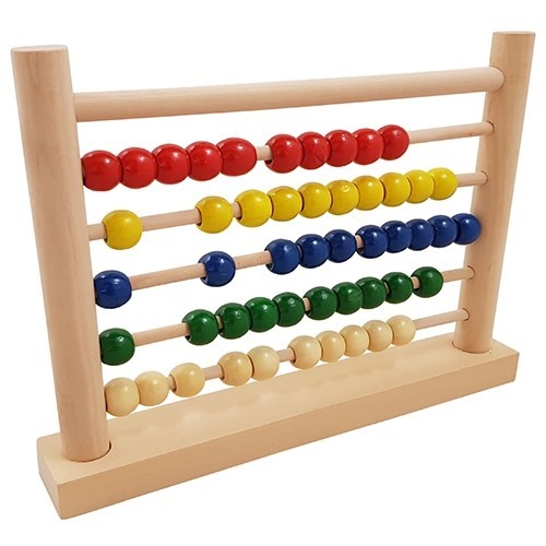 Wooden abacus toy - wooden,