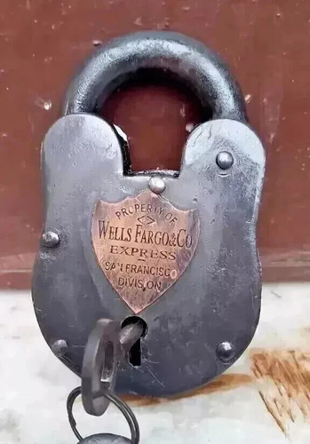 Antique padlock wells - padlock,