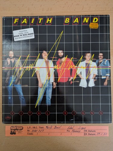 Faith band vital signs lp - band,