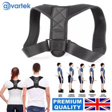 POSTURE CORRECTOR BACK BODY BRACE ADJUSTABLE LUMBAR SHOULDER SPINAL SUPPORT BELT
