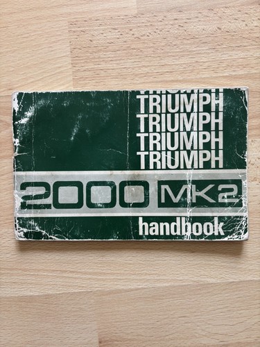 Triumph 2000 mk2 owner - triumph,