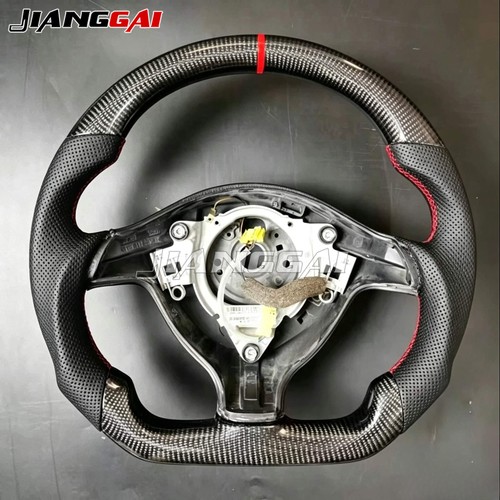 Carbon fiber steering wheel - carbon,
