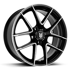 17" Black P Face FX5 Alloy Wheels For Toyota Avensis Carina Celica Yaris 5x100